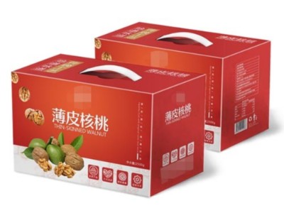 來濟南禮品盒定制廠家定制干果禮盒，讓您過個喜慶年！